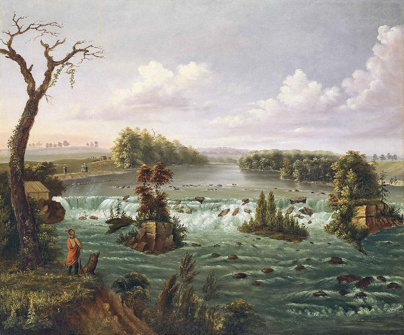 Hans Thoma Falls of Saint Anthony France oil painting art